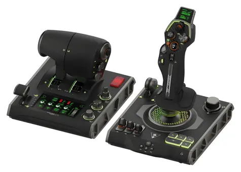 Turtle Beach VelocityOne Flightdeck čierna / Joystick a plynová páka / pre PC / OLED displej / 139 tlačidiel