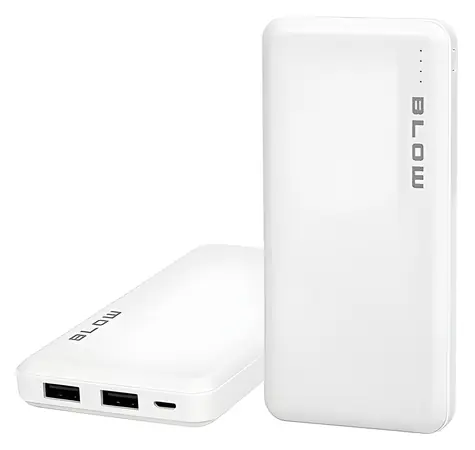 Blow PB10A biela / Powerbanka / 10000mAh / 2x USB-A / 5V/2.1A