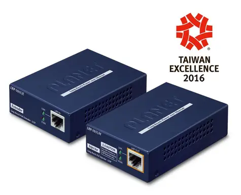Planet 1- Port Long Reach PoE extender / PoE extender / 1 Port