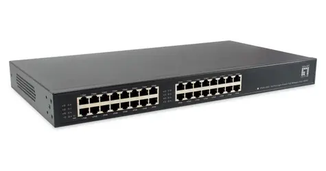 LevelOne POH-1620 / PoE Midspan Hub / 16x GE / 400W / 19 "rack / 1U