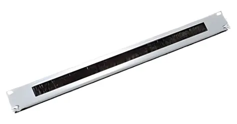 Triton RAC-ZP-X03-A2 sivá / Priechodný panel / 1U / s kefou