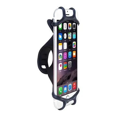 2GO Bike čierna / Držiak telefónu na bicykel / univerzálny / 4-6"