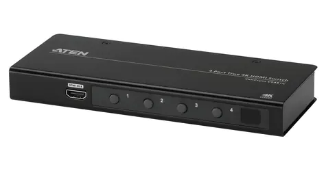 Aten True 4K / HDMI prepínač / 4 vstupy / 1 výstup / 4096×2160 px / 60 Hz / kovové telo