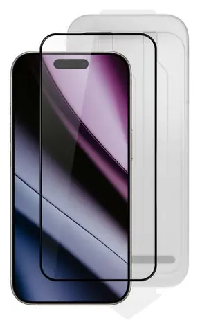 Epico Hero Glass 3D DF / Ochranné sklo / iPhone XR/11 / Ultra-široké krytie / s aplikátorom proti prachu