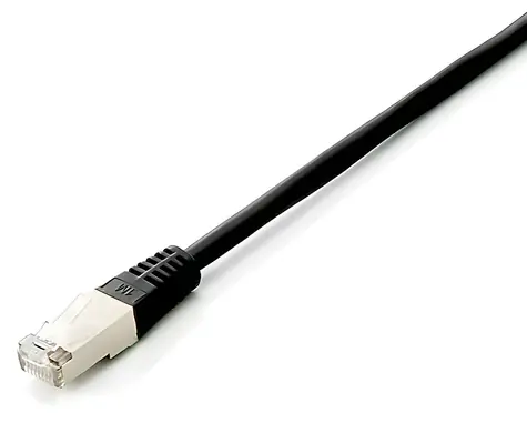 Equip čierna / Patch kábel / Cat6a S/FTP / RJ-45 / 2 m / 10 ks