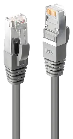 Lindy S/FTP Cat6 20 m šedá / Patch kábel / RJ-45 / LSZH / 250 MHz