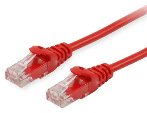 Equip Cat6 U/UTP červená / Patch kábel / RJ45-RJ45 / 5 m