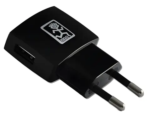 2GO čierna / Sieťová nabíjačka / 1x USB-A / 5 W / 5 V / 1 A