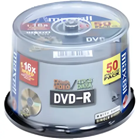 Maxell DVD- R / Optické médium / 4,7 GB / 16x / 50 ks / Cake box