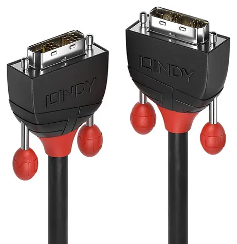 Lindy DVI-D Single Link Black Line 10 m čierna / Kábel / DVI-D - DVI-D / 1920×1200 px