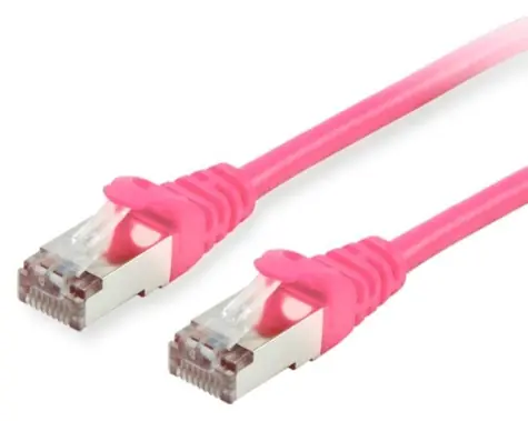 Equip ružová / Patch kábel / Cat6 S/FTP / 50 m / LSZH / PoE+