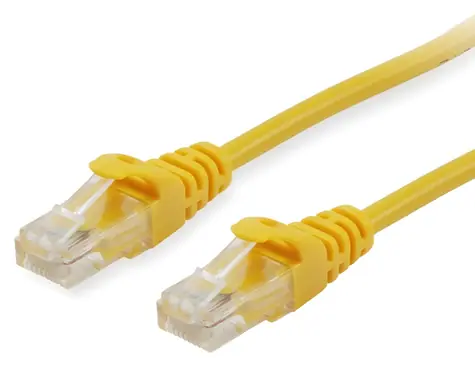 Equip UTP Cat6 žltá / Patch kábel / U/UTP / RJ-45 / 2 m