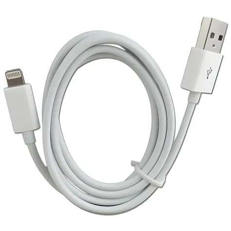 2GO Lightning - USB-A biela / Dátový a nabíjací kábel / 1 m