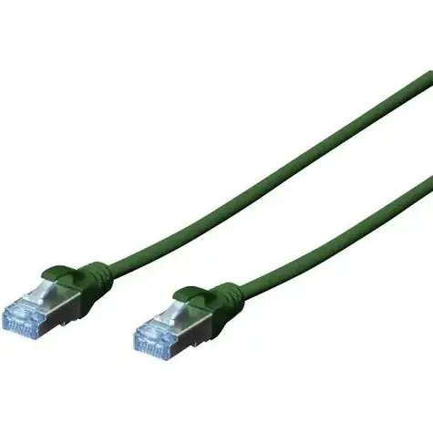 Digitus zelená / Patch kábel / Cat5e / SF/UTP / RJ45 / 1 m