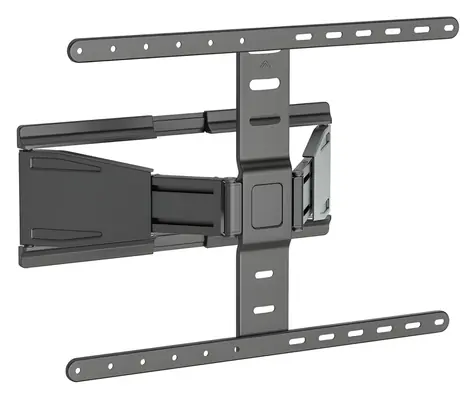 Equip 43"-90" čierna / Nástenný držiak TV / naklápací a výklopný / VESA 600x400 / nosnosť 50 kg