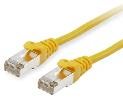 Equip Cat6A žltá / Patch kábel / S/FTP / AWG 26/7 / 0,25 m