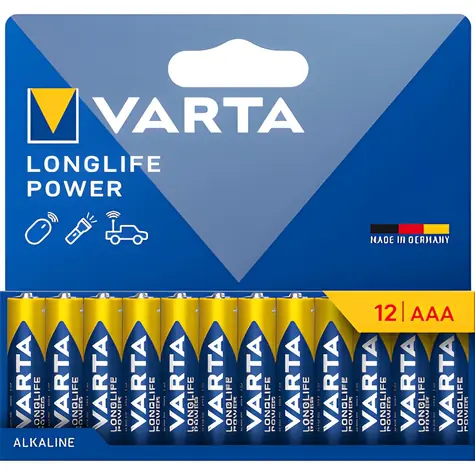 Varta Longlife Power AAA 12 ks / Batéria / 1.5V / alkalická