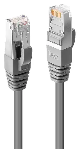 Lindy Cat6 S/FTP sivá / Patch kábel / PIMF / LSZH / 15 m