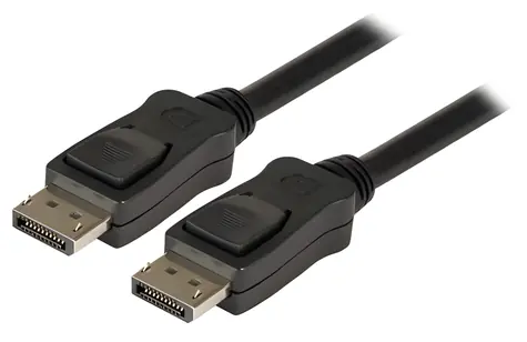 EFB čierna / DisplayPort kábel / DisplayPort 1.2 / 4K 60Hz / 2m / pozlátené konektory