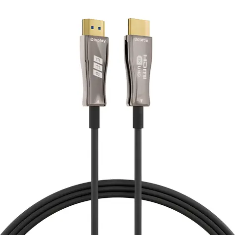 EFB AOC 50m čierna / Aktívny optický HDMI kábel / 4K60Hz / HDMI 2.0 / 18 Gbit / s