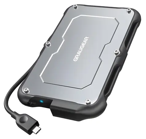 GrauGear G-2502-C-10G / Externé puzdro pre HDD/SSD / 2.5" / USB-C / USB 3.2 Gen 2 / SATA III