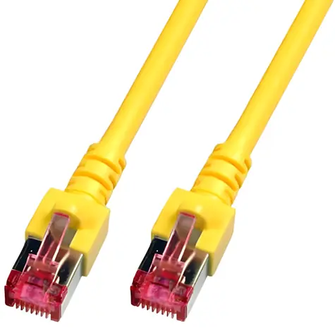 EFB RJ45 - RJ45 žltá / Patch kábel / Cat6A / S/FTP / 1,5 m
