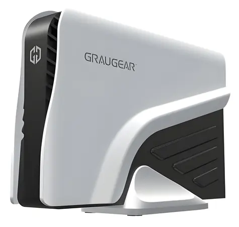 GrauGear G-3501-A-10G biela / Externý box na HDD 3.5" / USB-C + USB-A / USB 3.2 Gen 2