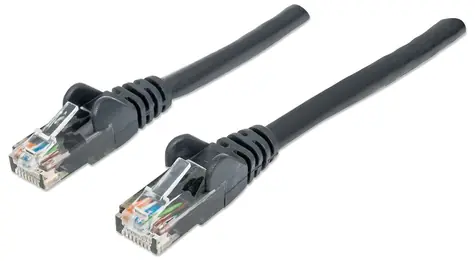 Intellinet Cat6 U/UTP čierna / Patch kábel / RJ-45 / 1,5 m / PoE++