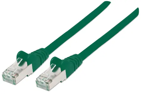 Intellinet Cat6 zelená / Sieťový kábel / S/FTP / LSZH / RJ-45 / 7,5 m