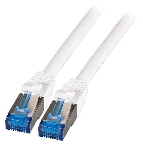 EFB K5525FWS.2 biela / Patch kábel / Cat6a / S/FTP / 2m / 10GBase-T