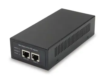 LevelOne POI-5002W90 čierna / PoE injektor / Gigabit / 90 W PoE / IEEE 802.3bt