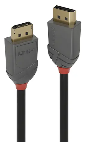 Lindy DisplayPort 1.1 kábel čierna / Prípojný kábel / DisplayPort - DisplayPort / 15 m / 60 Hz