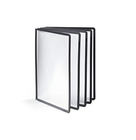 Durable Sherpa Panel A4 čierna / Prehľadová doska / Polypropylén / rám