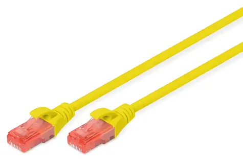 Digitus CAT6 U/UTP žltá / Patch kábel / LSZH / 250 MHz / 10 m