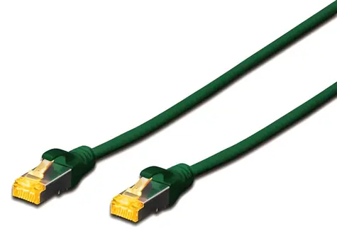 Digitus CAT6A zelená / Patch kábel S/FTP / 3 m / AWG 26/7 / 500 MHz / LSZH