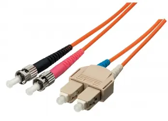 Equip ST-SC žltá / Optický patchkábel / Duplex / Singlemode OS2 / 5 m