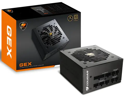 COUGAR GEX 850W čierna / PC zdroj / ATX / 80 PLUS Gold / Modulárny