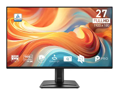 27" MSI PRO MP275 E14L čierna / Monitor / IPS / FHD / 144Hz / HDMI + VGA / VESA