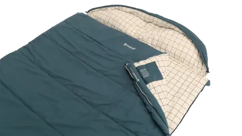 Outwell Camper Lux Double modrá / Spací vak / Dvojmiestny
