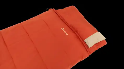 Outwell Contour Lux (Ľavý zips) červená / Spací vak