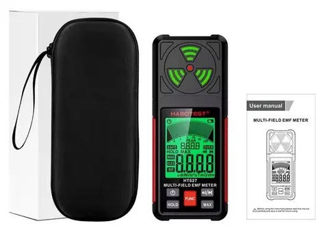 Habotest HT627 / Merač elektromagnetického poľa / el. poľa do 2000 V/m / mag. poľa do 200 µT / LCD