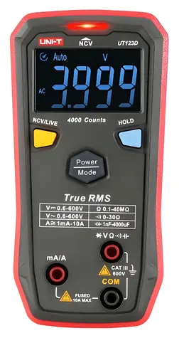 UNI-T UT123D / Multimeter / True RMS / NCV / automatické rozpoznanie AC/ DC