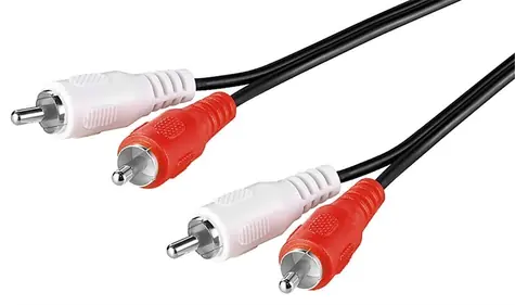 Goobay 50030 / Audio kábel / 2x RCA / stereo / prepojovací / 5m