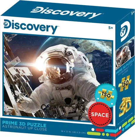 Prime 3D Puzzle Discovery: Astronaut / 150 dielikov / 3D efekt