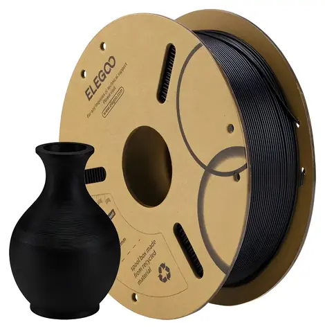 ELEGOO Filament PLA čierna / struna pre 3D tlačiareň / PLA / 1.75mm / 1kg