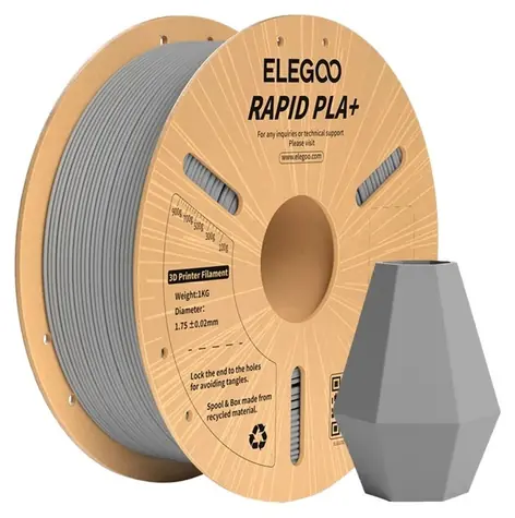 Elegoo Rapid PLA+ sivá / Struna pre 3D tlačiareň / PLA+ / 1,75 mm / 1 kg