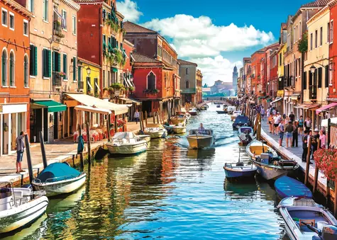 Trefl Puzzle Ostrov Murano, Benátky / 2000 dielikov / 96 x 68 cm / od 16 rokov