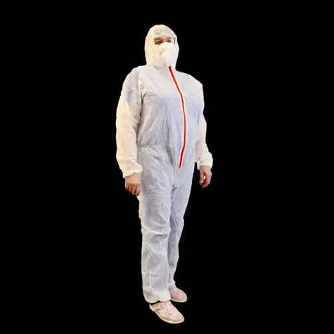 Omega Ochranný overal Vírus biela / Polypropylén 30 g/m2 / Veľkosť L/XL