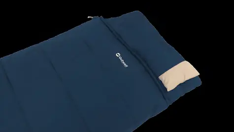 Outwell Contour Lux (Pravý zips) tmavo modrá / Spací vak