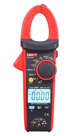 UNI-T UT216A / Multimeter kliešťový / True RMS / NCV / AC 600 A / AC 750 V